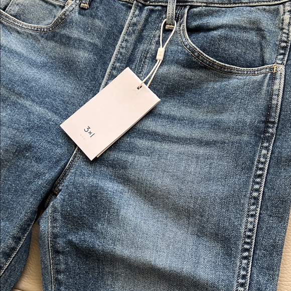 NWT - 3x1 Women's Straight Authentic Crop W3 Jeans 👍❤ - Picture 8 of 10